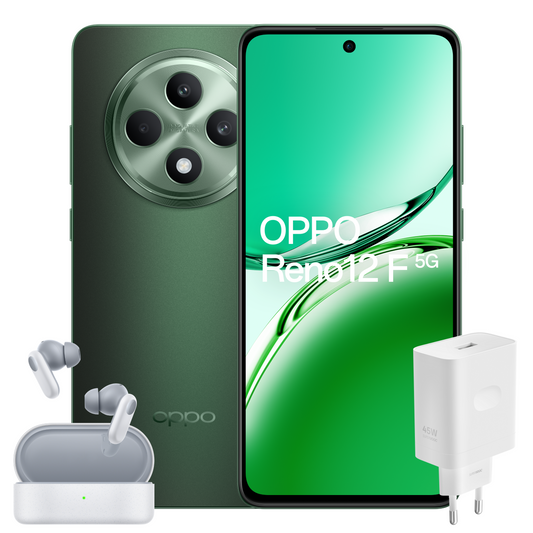 OPPO Reno12 F 5G + Chargeur SuperVOOC 45 W + Enco Buds2 Pro