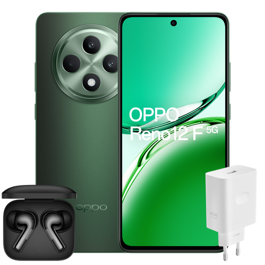 OPPO Reno12 F 5G + Enco X3i + Chargeur SuperVOOC 45W